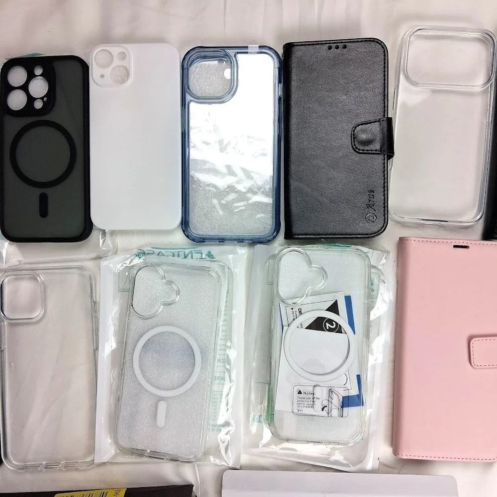 15pc Lot Iphone case folding Drop Resistant Various Models Sizes All Brand New